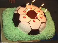 Fotografija recepta: Nogometna žoga brez jajc