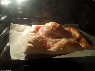 Pizza v listnatem testu