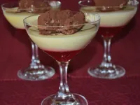 Fotografija recepta: Čokoladna krema na sadnem želeju