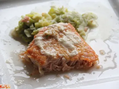 Losos v parmezanovi srajčki