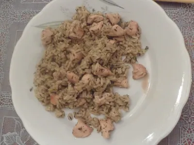 Timijanov riž s piščancem