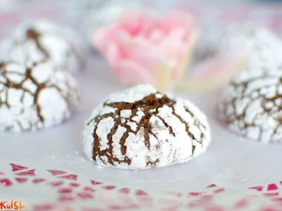 Chocolate crackles / Razpokani piškoti