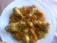 Fotografija recepta: Piščanec z zelenjavo