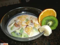 Fotografija recepta: Lahka zdrava sadna solata (poletna)