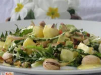 Fotografija recepta: Sestavljena regratova solata