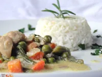 Fotografija recepta: Ribji ragu s kokosovim mlekom