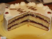 Fotografija recepta: Enostavna višnjeva torta