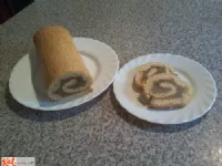 Fotografija recepta: Rolada z orehovo kremo