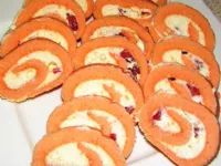 Fotografija recepta: Zelena in roza rolada