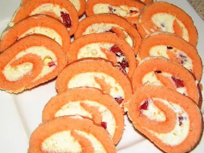 Zelena in roza rolada