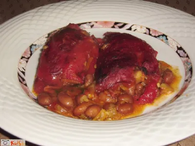 Paprika nadevana s fižolom