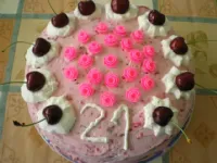 Fotografija recepta: Rdeča torta