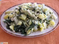 Fotografija recepta: Paštroć iz blitve, krompirja, boba in koromača