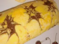 Fotografija recepta: Češnjeva rolada s pudingovim nadevom