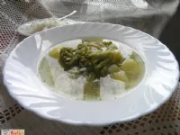 Fotografija recepta: Lahka brokolijeva juha z rižem