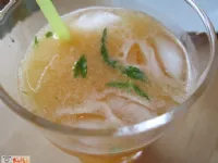 Fotografija recepta: Ledeni zeleni čaj z meto in mangom