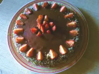 Fotografija recepta: Čokoladno-jagodna torta