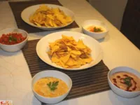 Fotografija recepta: Nacho dip - Topla koruzna omaka