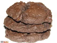 Fotografija recepta: Čokoladno višnjevi piškoti