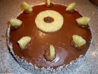 Fotografija recepta: Čokoladna torta z ananasom
