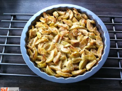 Jabolčna pita brez masla