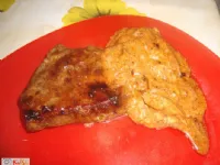 Fotografija recepta: Telečji zrezki z bučkami