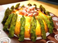 Fotografija recepta: Sirov narastek s šparglji