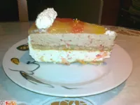 Fotografija recepta: Torta z rdečimi grenivkami , limono in jogurtom