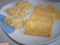 Fotografija recepta: Pečen tofu s kuskusom