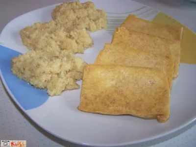 Pečen tofu s kuskusom