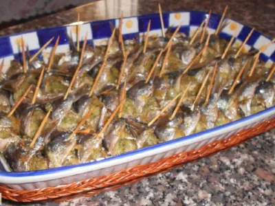 Zvite sardele z nadevom