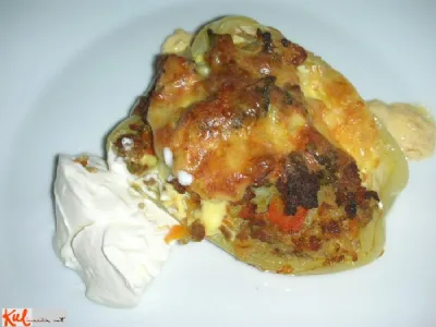 Polnjene paprike malo drugače