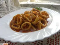 Fotografija recepta: Lignji v slastni omaki