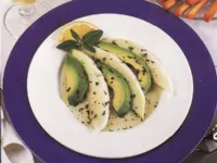 Fotografija recepta: Dinja in avokado v solati