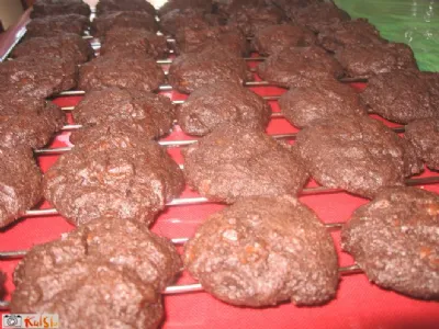 Dark chocolate chip cookies