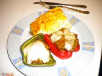 Fotografija recepta: Polnjene paprike