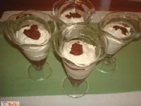 Fotografija recepta: Kostanjev mousse z drobljencem