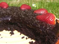 Fotografija recepta: Veganska čokoladna torta