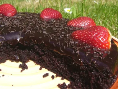 Veganska čokoladna torta