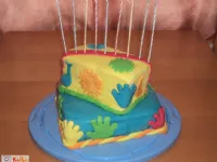 Fotografija recepta: Čokoladno - vanilijeva torta