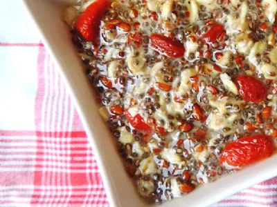 Chia puding čez noč, za zajtrk