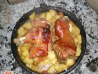 Fotografija recepta: Odojek pod peko