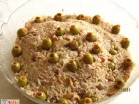 Fotografija recepta: Riževa solata s šampinjoni