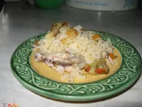 Fotografija recepta: Rižota iz piščančjih kril