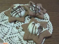 Fotografija recepta: Čokoladne zvezdice s kokosom