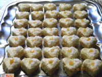 Fotografija recepta: Kokosovo- pomarančni srčki