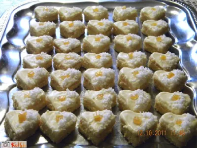 Kokosovo- pomarančni srčki