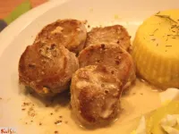 Fotografija recepta: Svinjska ribica v gorčični omaki