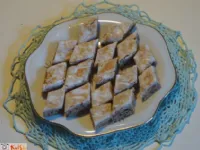 Fotografija recepta: Rombi z limoninim premazom