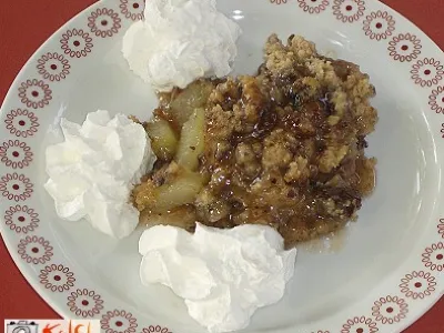 Pečene hruške s čokolado